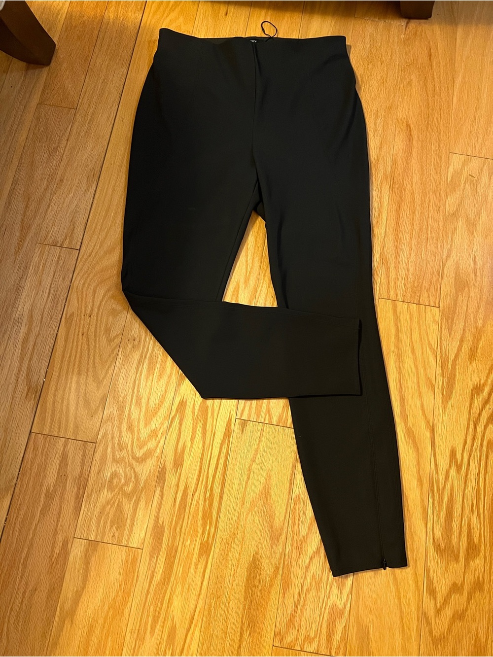 New Theory Seamed Precision Ponte’ Skinny Leggings-black large